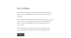 Desktop Screenshot of briantellock.com